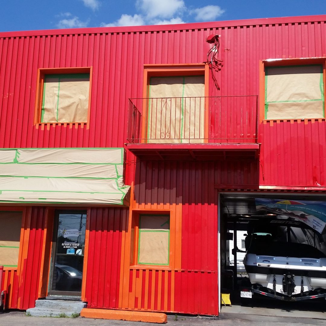 Peinture de bâtiment extérieur commercial